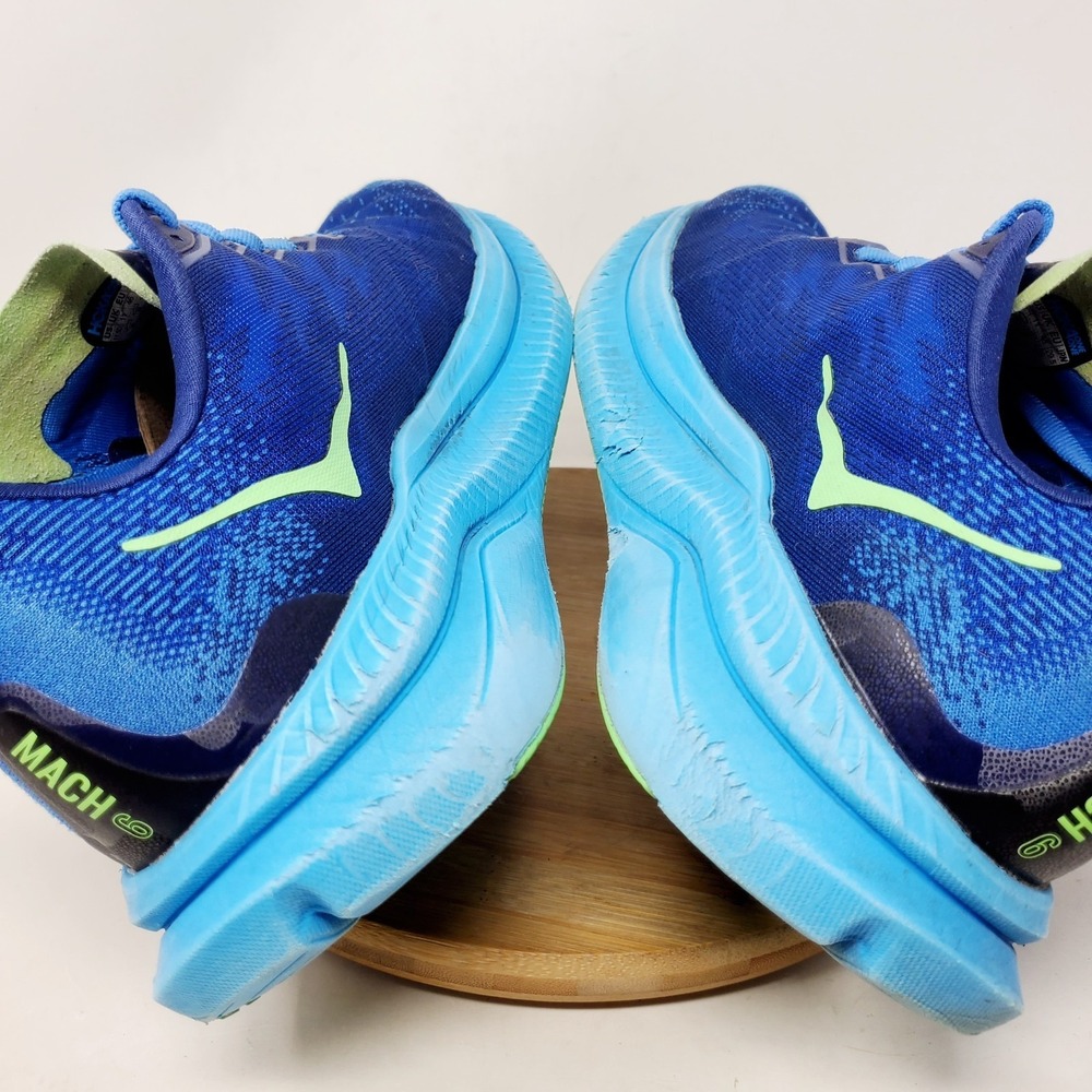 Hoka One One Mach 6 Running Shoes Mens 11.5 D Blue Athletic Comfort Sneaker - Picture 12 of 16